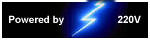 powered by 220 V